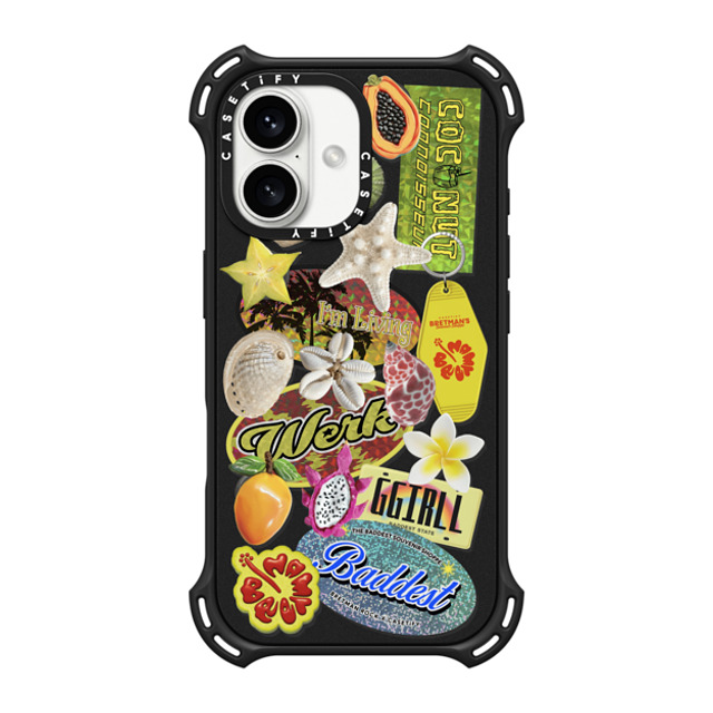 CASETiFY iPhone 16 ケース マットブラック バウンスケース Baddest Souvenir Shoppe Collector's Phone Case bretman rock Father's Day CASETiFY iPhone 16 ケース マットブラック バウンスケース Baddest Souvenir Shoppe Collector's Phone Case bretman rock Father's Day