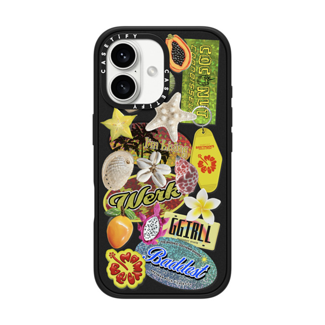 CASETiFY iPhone 16 Case Matte Black Impact Case MagSafe Compatible Baddest Souvenir Shoppe Collector's Phone Case bretman rock Mother's Day CASETiFY iPhone 16 Case Matte Black Impact Case MagSafe Compatible Baddest Souvenir Shoppe Collector's Phone Case bretman rock Mother's Day