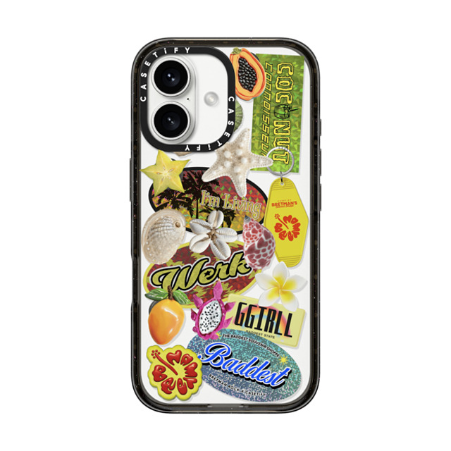 CASETiFY iPhone 16 Case ブラック インパクトケース Baddest Souvenir Shoppe Collector's Phone Case bretman rock Mother's Day CASETiFY iPhone 16 Case ブラック インパクトケース Baddest Souvenir Shoppe Collector's Phone Case bretman rock Mother's Day