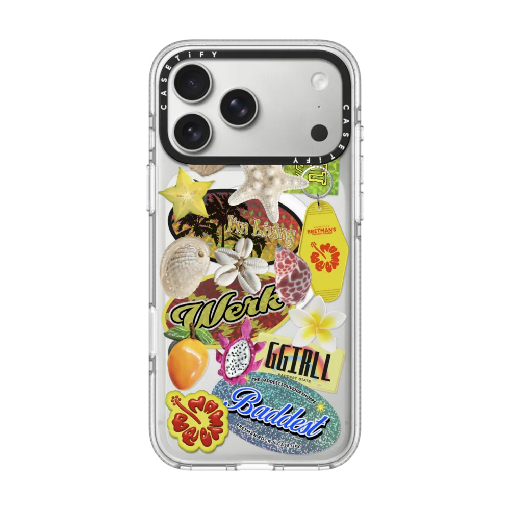 Impact Clear iPhone 17 Pro Max Case MagSafe Compatible - Baddest Souvenir Shoppe Collector’s Phone Case