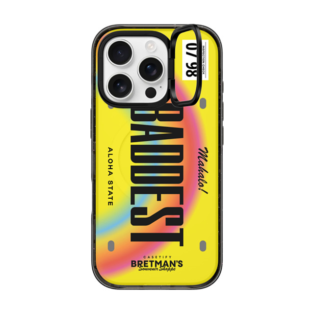 CASETiFY iPhone 16 Pro Case Black インパクトリングスタンドケース MagSafe対応 Baddest License Phone Case bretman rock Father's Day CASETiFY iPhone 16 Pro Case Black インパクトリングスタンドケース MagSafe対応 Baddest License Phone Case bretman rock Father's Day