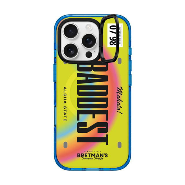CASETiFY iPhone 16 Pro ケース スカイブルー インパクトリングスタンドケース MagSafe対応 Baddest License Phone Case bretman rock Father's Day CASETiFY iPhone 16 Pro ケース スカイブルー インパクトリングスタンドケース MagSafe対応 Baddest License Phone Case bretman rock Father's Day