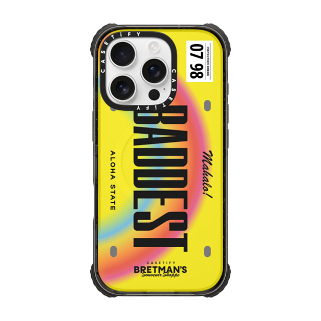 CASETiFY iPhone 16 Pro Case Black ウルトラ インパクトケース MagSafe 対応 Baddest License Phone Case bretman rock Father's Day CASETiFY iPhone 16 Pro Case Black ウルトラ インパクトケース MagSafe 対応 Baddest License Phone Case bretman rock Father's Day