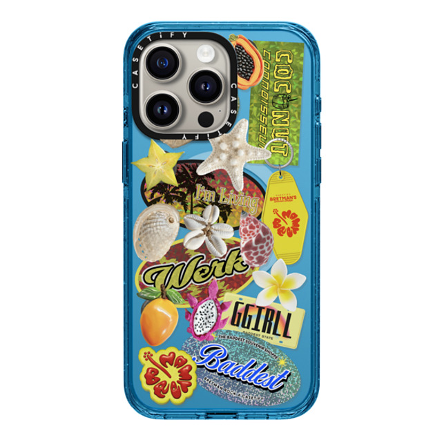 CASETiFY iPhone 15 Pro Max Case Cyan Blue インパクトケース MagSafe対応 Baddest Souvenir Shoppe Collector's Phone Case bretman rock Mother's Day CASETiFY iPhone 15 Pro Max Case Cyan Blue インパクトケース MagSafe対応 Baddest Souvenir Shoppe Collector's Phone Case bretman rock Mother's Day