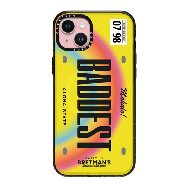 CASETiFY iPhone 15 Plus Case Black Impact Case MagSafe Compatible Baddest License Phone Case bretman rock Mother's Day CASETiFY iPhone 15 Plus Case Black Impact Case MagSafe Compatible Baddest License Phone Case bretman rock Mother's Day