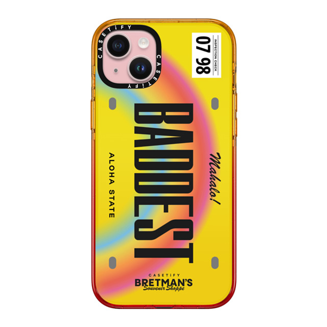 CASETiFY iPhone 15 Plus ケース Peach Haze インパクトケース Baddest License Phone Case bretman rock Mother's Day CASETiFY iPhone 15 Plus ケース Peach Haze インパクトケース Baddest License Phone Case bretman rock Mother's Day