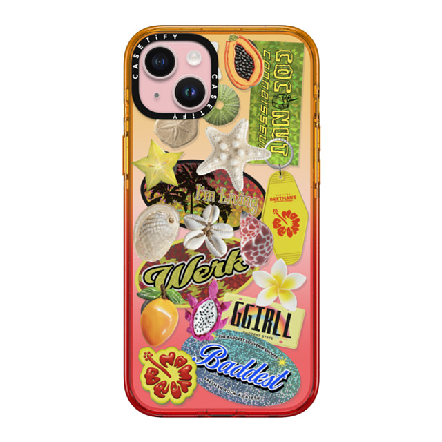 CASETiFY iPhone 15 Plus Case Peach Haze Impact Case Baddest Souvenir Shoppe Collector's Phone Case bretman rock Mother's Day CASETiFY iPhone 15 Plus Case Peach Haze Impact Case Baddest Souvenir Shoppe Collector's Phone Case bretman rock Mother's Day