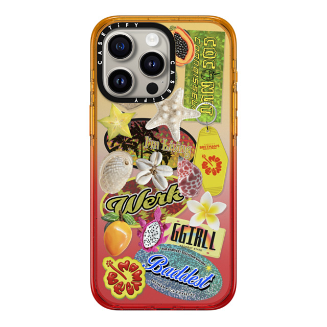 CASETiFY iPhone 15 Pro Max Case Peach Haze インパクトケース Baddest Souvenir Shoppe Collector's Phone Case bretman rock Mother's Day CASETiFY iPhone 15 Pro Max Case Peach Haze インパクトケース Baddest Souvenir Shoppe Collector's Phone Case bretman rock Mother's Day