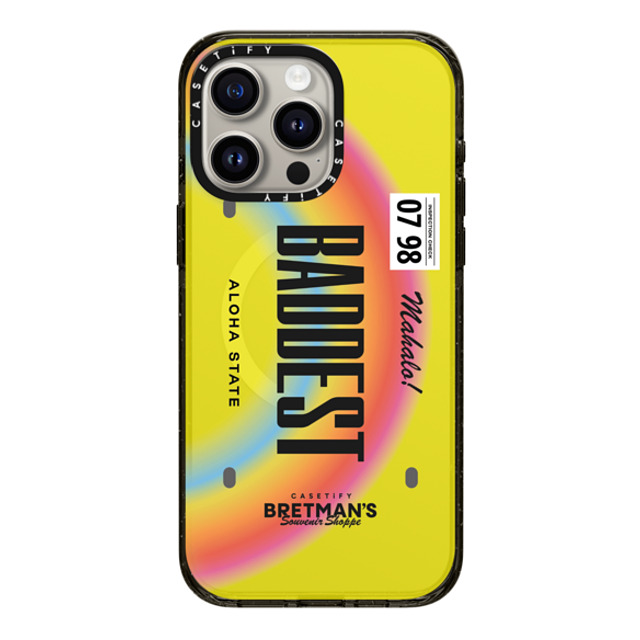 CASETiFY iPhone 15 Pro Max Case Black Impact Case MagSafe Compatible Baddest License Phone Case bretman rock CASETiFY iPhone 15 Pro Max Case Black Impact Case MagSafe Compatible Baddest License Phone Case bretman rock