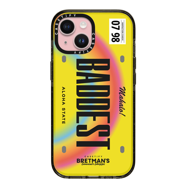 CASETiFY iPhone 15 Case Black インパクトケース Baddest License Phone Case bretman rock Mother's Day CASETiFY iPhone 15 Case Black インパクトケース Baddest License Phone Case bretman rock Mother's Day