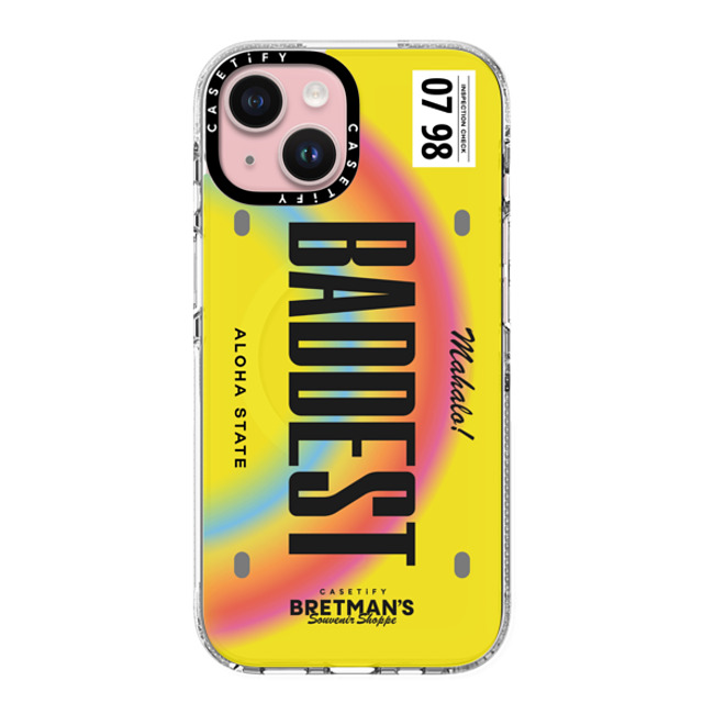 CASETiFY iPhone 15 Case クリア クリア ケース MagSafe対応 Baddest License Phone Case bretman rock Father's Day CASETiFY iPhone 15 Case クリア クリア ケース MagSafe対応 Baddest License Phone Case bretman rock Father's Day