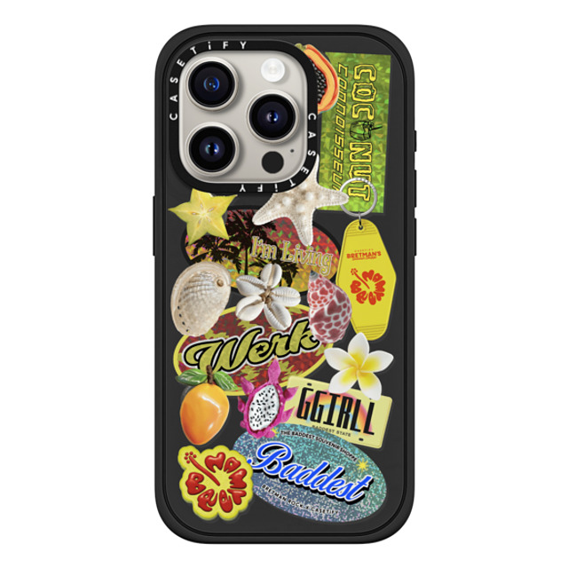 CASETiFY iPhone 15 Pro ケース マットブラック インパクトケース MagSafe対応 Baddest Souvenir Shoppe Collector's Phone Case bretman rock Mother's Day CASETiFY iPhone 15 Pro ケース マットブラック インパクトケース MagSafe対応 Baddest Souvenir Shoppe Collector's Phone Case bretman rock Mother's Day