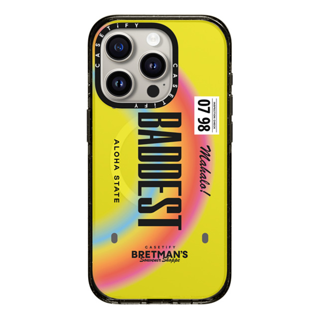CASETiFY iPhone 15 Pro Case Black Impact Case MagSafe Compatible Baddest License Phone Case bretman rock CASETiFY iPhone 15 Pro Case Black Impact Case MagSafe Compatible Baddest License Phone Case bretman rock