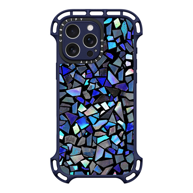 CASETiFY iPhone 16 Pro Max Case インディゴ ウルトラ バウンスケース MagSafe対応 Deep Blue Crystal lila miller CASETiFY iPhone 16 Pro Max Case インディゴ ウルトラ バウンスケース MagSafe対応 Deep Blue Crystal lila miller