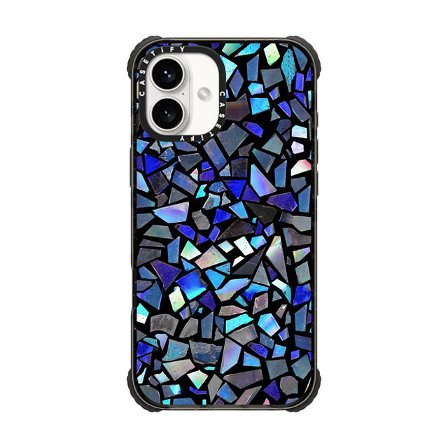 CASETiFY iPhone 16 Plus Case Black ウルトラ インパクトケース MagSafe 対応 Deep Blue Crystal lila miller CASETiFY iPhone 16 Plus Case Black ウルトラ インパクトケース MagSafe 対応 Deep Blue Crystal lila miller