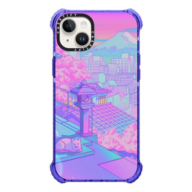 Owakita x CASETiFY iPhone 14 Plus Case Cartoon,Digital Art Peri Purple ウルトラ インパクトケース MagSafe 対応 Fuji Blossom Mother's Day Owakita x CASETiFY iPhone 14 Plus Case Cartoon,Digital Art Peri Purple ウルトラ インパクトケース MagSafe 対応 Fuji Blossom Mother's Day