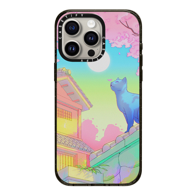 Owakita x CASETiFY iPhone 15 Pro Max Case Black Impact Case MagSafe Compatible Spring Morning Mother's Day Owakita x CASETiFY iPhone 15 Pro Max Case Black Impact Case MagSafe Compatible Spring Morning Mother's Day