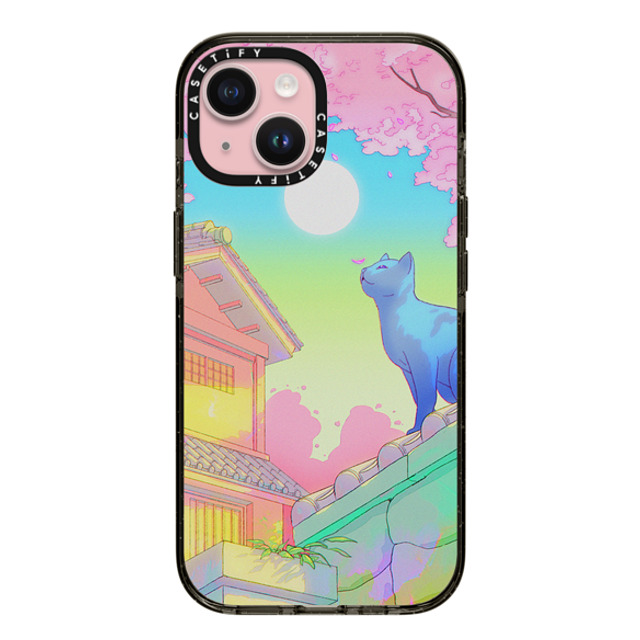 Owakita x CASETiFY iPhone 15 Case Black インパクトケース Spring Morning Mother's Day Owakita x CASETiFY iPhone 15 Case Black インパクトケース Spring Morning Mother's Day