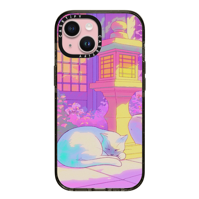 Owakita x CASETiFY iPhone 15 Case Black インパクトケース Nap by the Lantern Mother's Day Owakita x CASETiFY iPhone 15 Case Black インパクトケース Nap by the Lantern Mother's Day