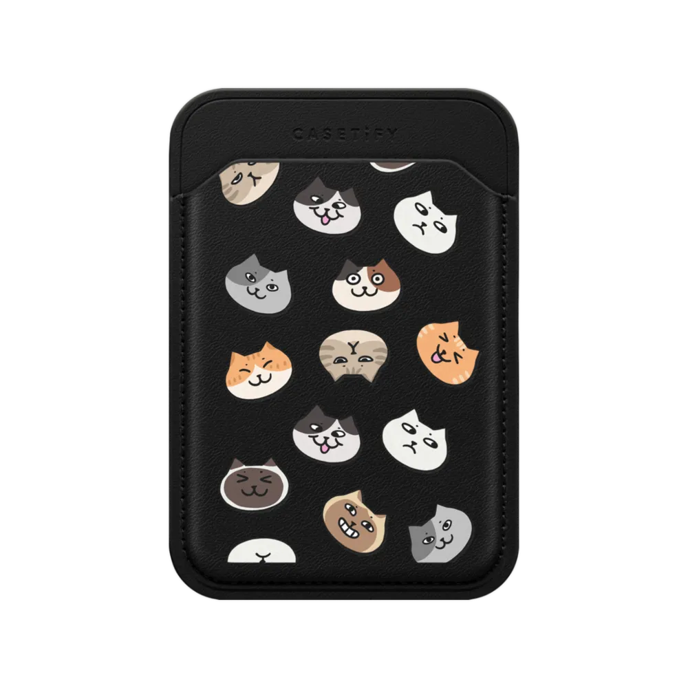 Snappy™ BioVeg Wallet MagSafe Compatible - CATS MOOD