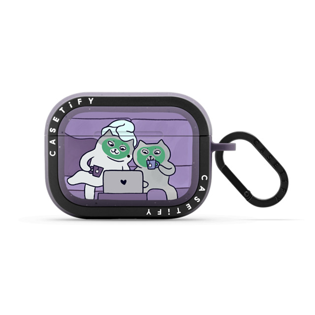 Lorraine Sorlet x CASETiFY AirPods Pro 2 Matte Deep Purple バウンス ケース skincare night Father's Day Lorraine Sorlet x CASETiFY AirPods Pro 2 Matte Deep Purple バウンス ケース skincare night Father's Day