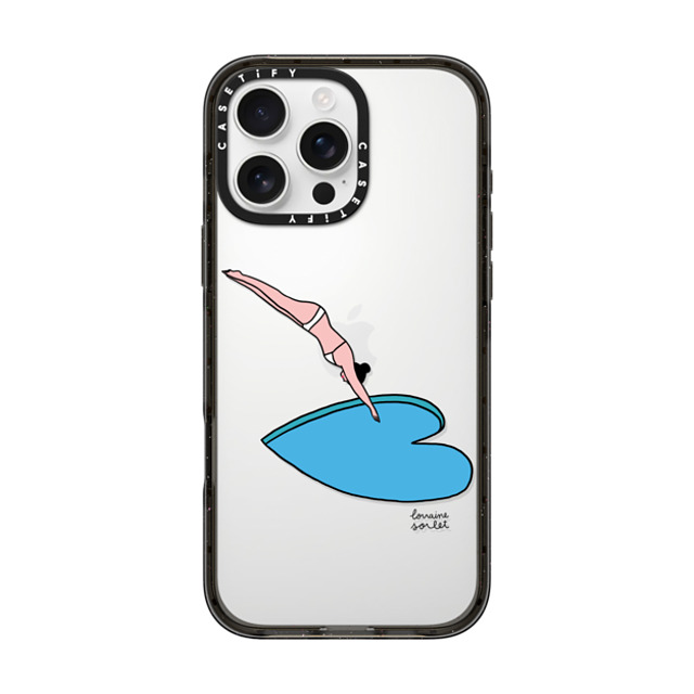 Lorraine Sorlet x CASETiFY iPhone 16 Pro Max Case Sport,Nature Black Impact Case Jump into love Mother's Day Lorraine Sorlet x CASETiFY iPhone 16 Pro Max Case Sport,Nature Black Impact Case Jump into love Mother's Day