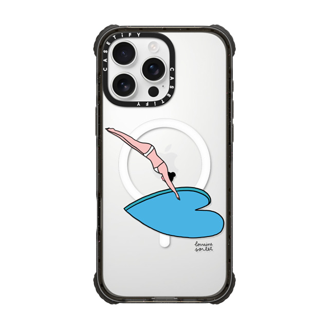 Lorraine Sorlet x CASETiFY iPhone 16 Pro Max ケース Sport,Nature ブラック ウルトラ インパクトケース MagSafe 対応 Jump into love Father's Day Lorraine Sorlet x CASETiFY iPhone 16 Pro Max ケース Sport,Nature ブラック ウルトラ インパクトケース MagSafe 対応 Jump into love Father's Day