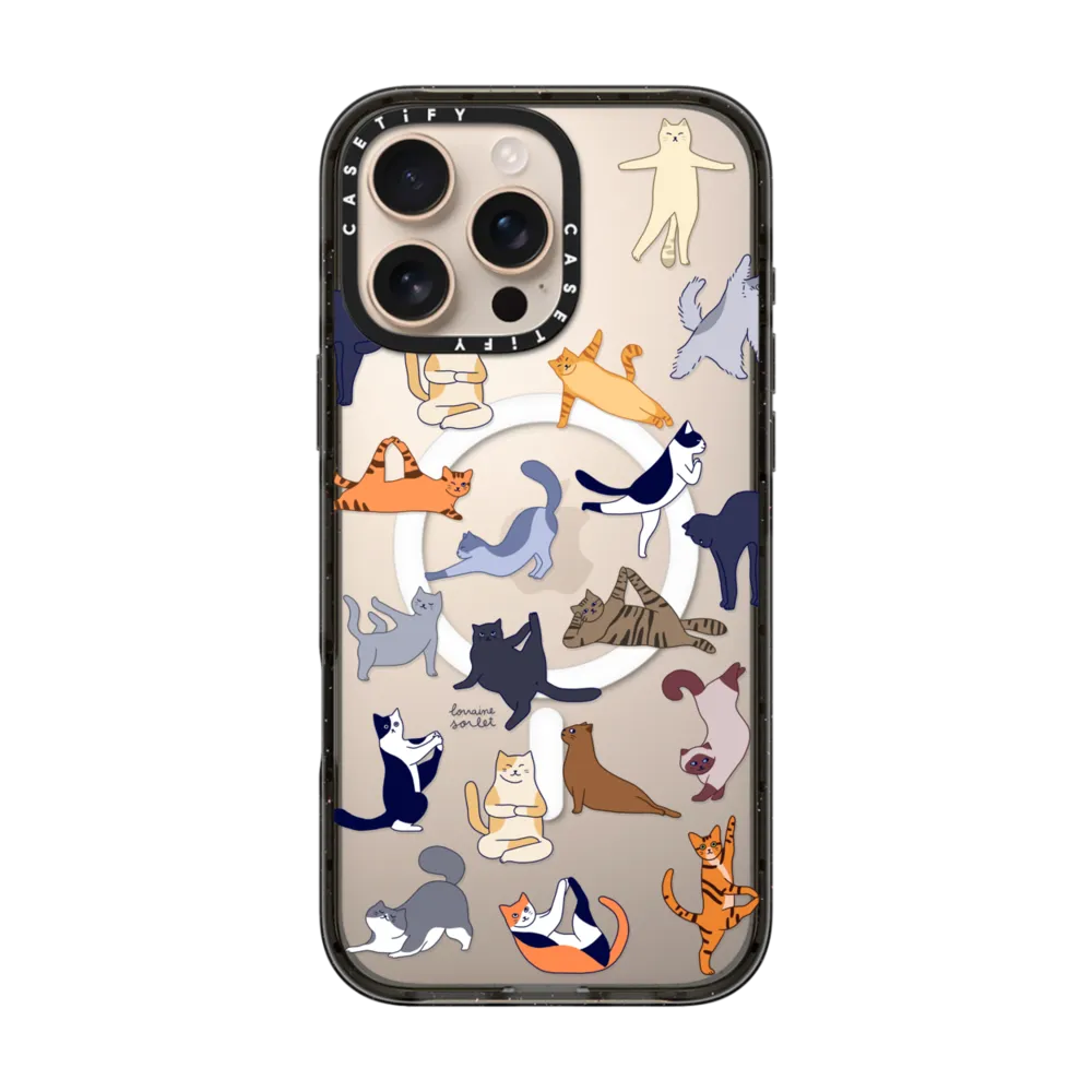Impact iPhone 16 Pro Max Case MagSafe Compatible - YOGA CATS