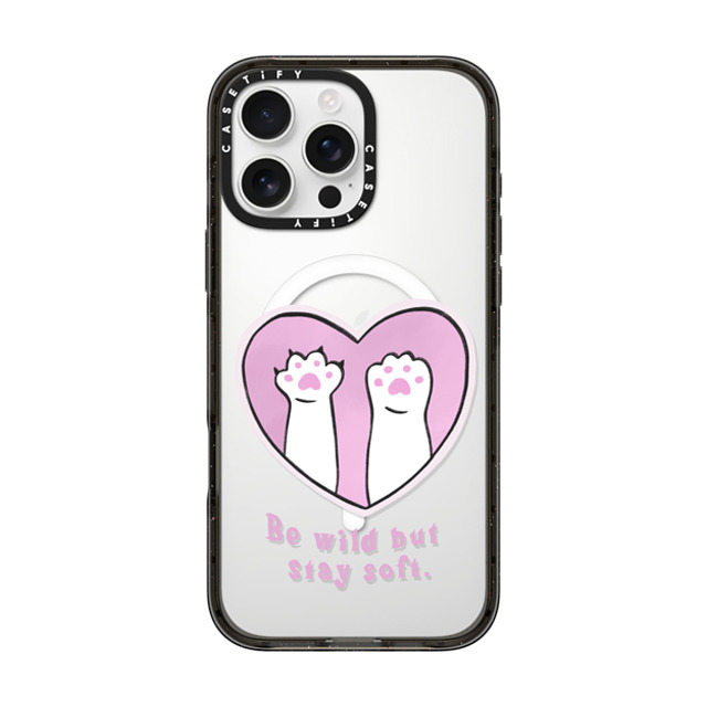 Lorraine Sorlet x CASETiFY iPhone 16 Pro Max ケース Love ブラック インパクトケース MagSafe対応 BE WILD BUT STAY SOFT Father's Day Lorraine Sorlet x CASETiFY iPhone 16 Pro Max ケース Love ブラック インパクトケース MagSafe対応 BE WILD BUT STAY SOFT Father's Day