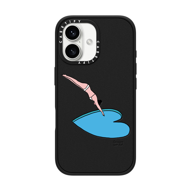 Lorraine Sorlet x CASETiFY iPhone 16 ケース Sport,Nature マットブラック インパクトケース MagSafe対応 Jump into love Father's Day Lorraine Sorlet x CASETiFY iPhone 16 ケース Sport,Nature マットブラック インパクトケース MagSafe対応 Jump into love Father's Day