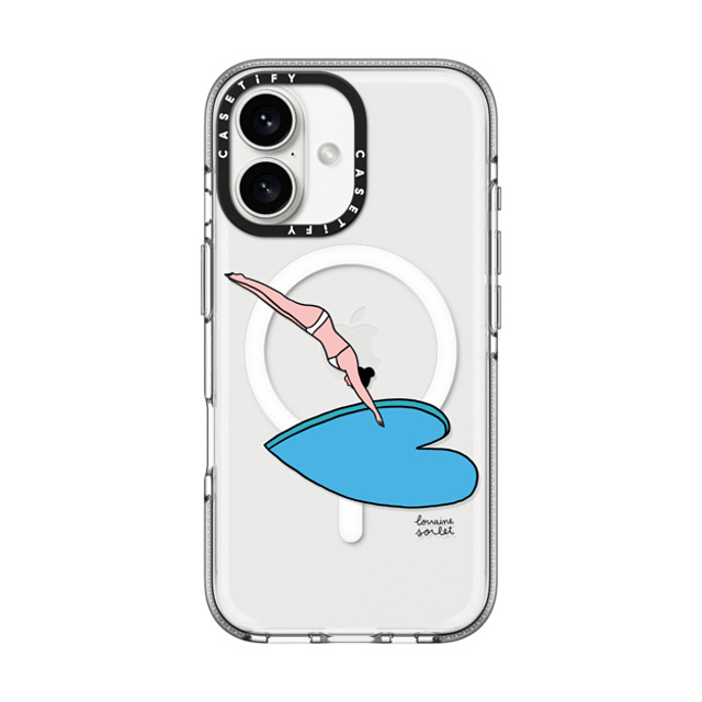 Lorraine Sorlet x CASETiFY iPhone 16 ケース Sport,Nature クリア クリア ケース MagSafe対応 Jump into love Father's Day Lorraine Sorlet x CASETiFY iPhone 16 ケース Sport,Nature クリア クリア ケース MagSafe対応 Jump into love Father's Day