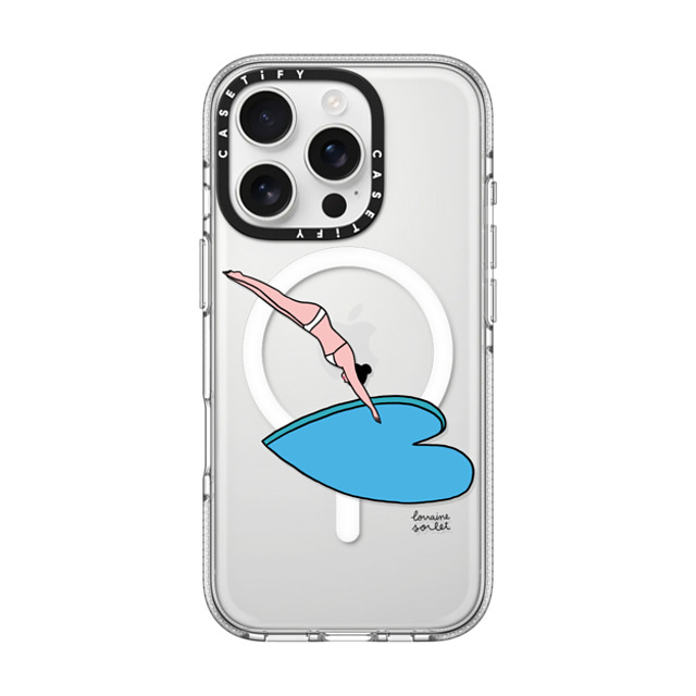 Lorraine Sorlet x CASETiFY iPhone 16 Pro Case Sport,Nature クリア クリア ケース MagSafe対応 Jump into love Mother's Day Lorraine Sorlet x CASETiFY iPhone 16 Pro Case Sport,Nature クリア クリア ケース MagSafe対応 Jump into love Mother's Day