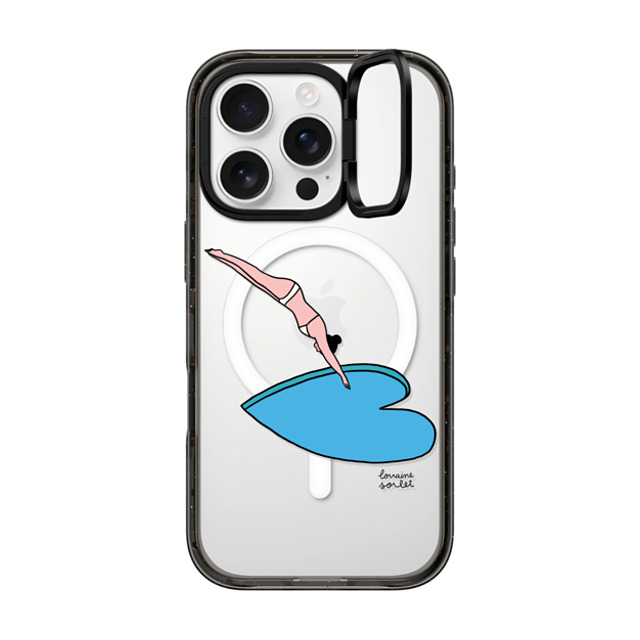 Lorraine Sorlet x CASETiFY iPhone 16 Pro Case Sport,Nature Black インパクトリングスタンドケース MagSafe対応 Jump into love Father's Day Lorraine Sorlet x CASETiFY iPhone 16 Pro Case Sport,Nature Black インパクトリングスタンドケース MagSafe対応 Jump into love Father's Day