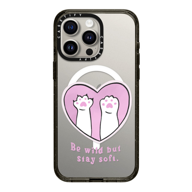 Lorraine Sorlet x CASETiFY iPhone 15 Pro Max ケース Love ブラック インパクトケース MagSafe対応 BE WILD BUT STAY SOFT Father's Day Lorraine Sorlet x CASETiFY iPhone 15 Pro Max ケース Love ブラック インパクトケース MagSafe対応 BE WILD BUT STAY SOFT Father's Day