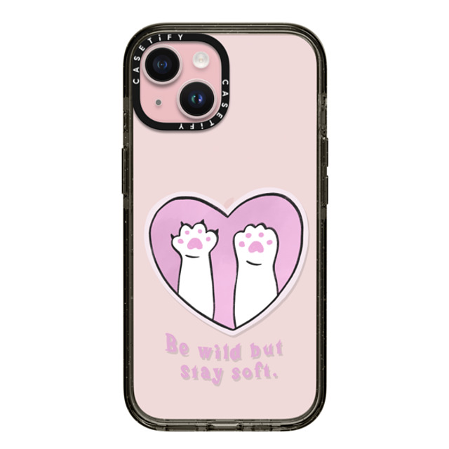 Lorraine Sorlet x CASETiFY iPhone 15 ケース Love ブラック インパクトケース BE WILD BUT STAY SOFT Father's Day Lorraine Sorlet x CASETiFY iPhone 15 ケース Love ブラック インパクトケース BE WILD BUT STAY SOFT Father's Day