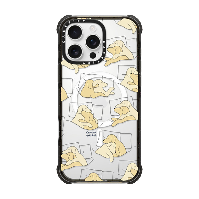 Lorraine Sorlet x CASETiFY iPhone 16 Pro Max Case Dog,Animal Black ウルトラ インパクトケース MagSafe 対応 SLEEPING DOGS Mother's Day Lorraine Sorlet x CASETiFY iPhone 16 Pro Max Case Dog,Animal Black ウルトラ インパクトケース MagSafe 対応 SLEEPING DOGS Mother's Day