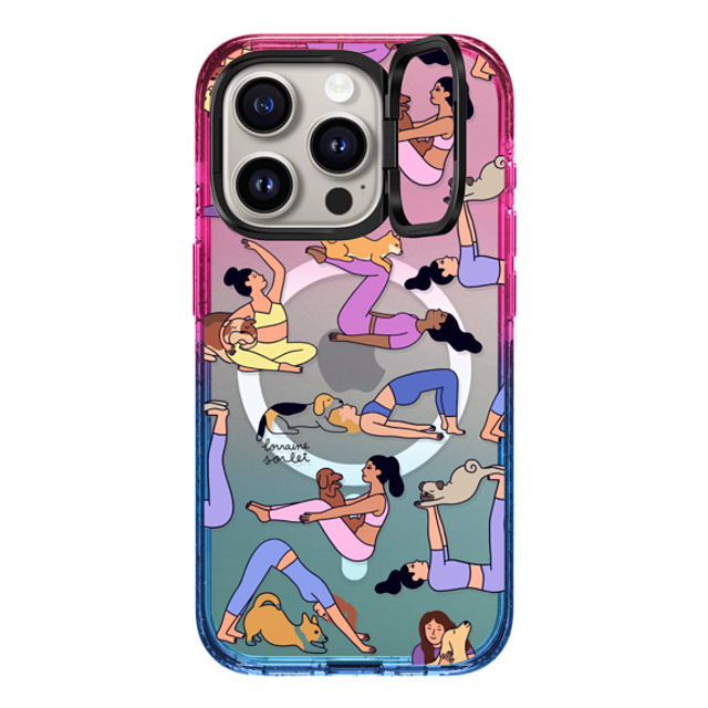 Lorraine Sorlet x CASETiFY iPhone 15 Pro Case Dog,Animal Cotton Candy インパクトリングスタンドケース MagSafe対応 YOGI DOGS Back to School Lorraine Sorlet x CASETiFY iPhone 15 Pro Case Dog,Animal Cotton Candy インパクトリングスタンドケース MagSafe対応 YOGI DOGS Back to School