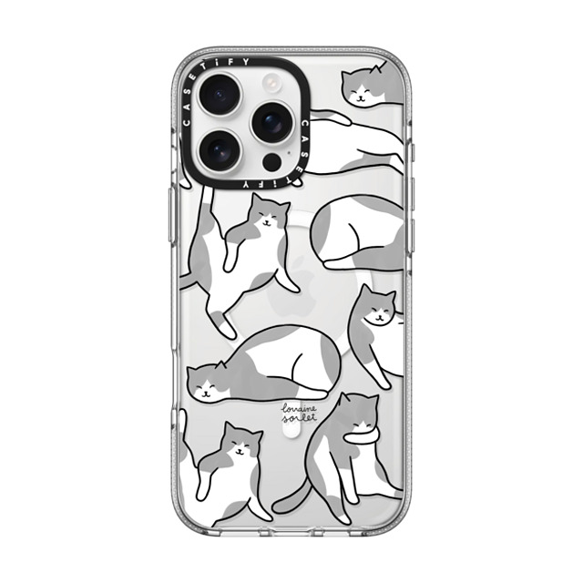 Lorraine Sorlet x CASETiFY iPhone 16 Pro Max Case Cat,Animal Clear Clear Case MagSafe Compatible CAT'S LIFE Mother's Day Lorraine Sorlet x CASETiFY iPhone 16 Pro Max Case Cat,Animal Clear Clear Case MagSafe Compatible CAT'S LIFE Mother's Day