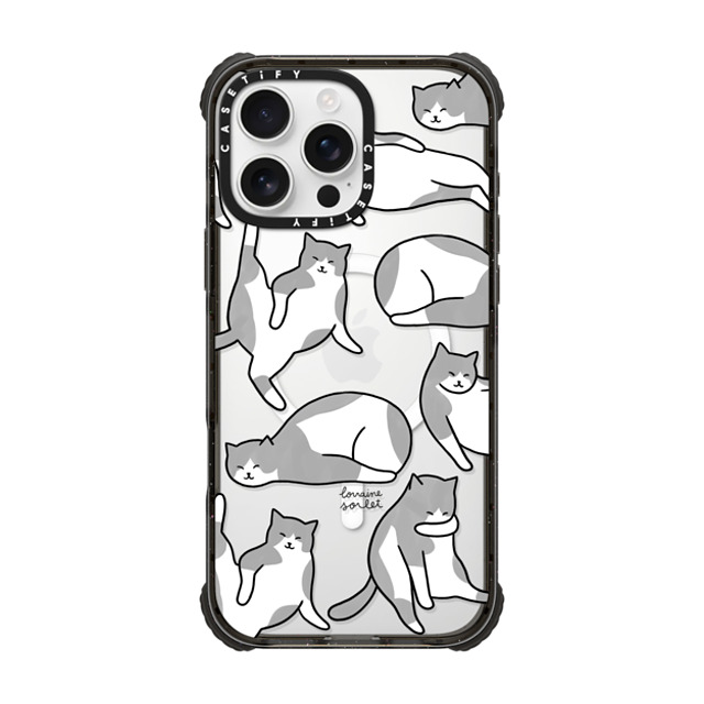 Lorraine Sorlet x CASETiFY iPhone 16 Pro Max Case Cat,Animal Black ウルトラ インパクトケース MagSafe 対応 CAT'S LIFE Mother's Day Lorraine Sorlet x CASETiFY iPhone 16 Pro Max Case Cat,Animal Black ウルトラ インパクトケース MagSafe 対応 CAT'S LIFE Mother's Day