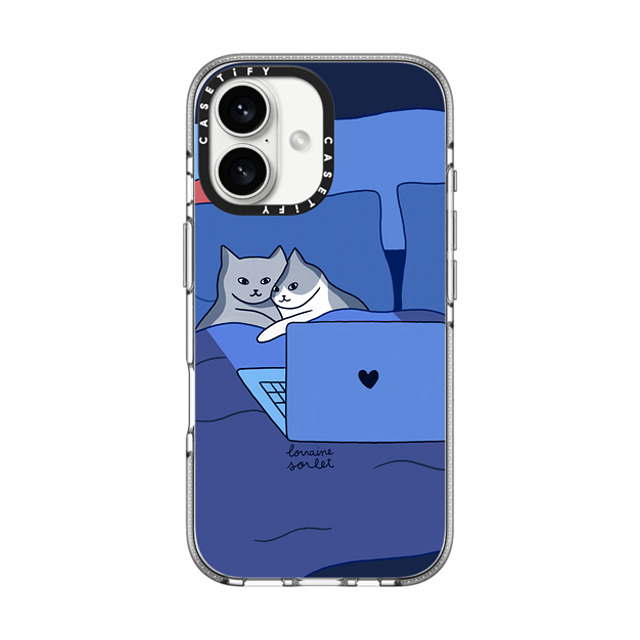 Lorraine Sorlet x CASETiFY iPhone 16 ケース Cat,Animal クリア クリア ケース MagSafe対応 CATFLIX Father's Day Lorraine Sorlet x CASETiFY iPhone 16 ケース Cat,Animal クリア クリア ケース MagSafe対応 CATFLIX Father's Day
