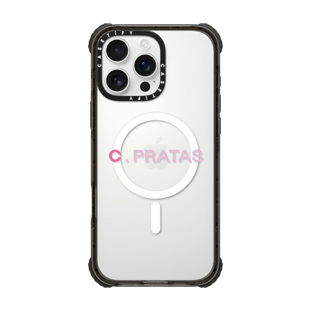 CASETiFY iPhone 16 Pro Max Case Black ウルトラ インパクトケース MagSafe 対応 Custom Case - C. PRATAS CASETiFY iPhone 16 Pro Max Case Black ウルトラ インパクトケース MagSafe 対応 Custom Case - C. PRATAS