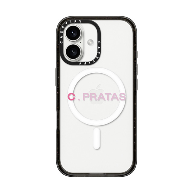 CASETiFY iPhone 16 Case Black Impact Case MagSafe Compatible Custom Case - C. PRATAS CASETiFY iPhone 16 Case Black Impact Case MagSafe Compatible Custom Case - C. PRATAS
