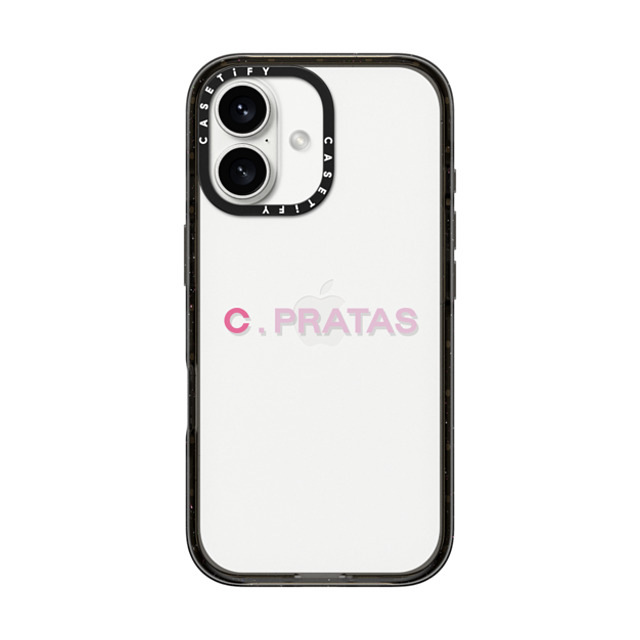 CASETiFY iPhone 16 Case Black Impact Case Custom Case - C. PRATAS CASETiFY iPhone 16 Case Black Impact Case Custom Case - C. PRATAS