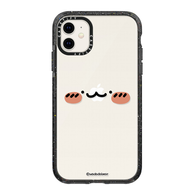Wadada Bear x CASETiFY iPhone 11 ケース Bear,Animal ブラック インパクトケース Wadadabear Happy Smile Phone Case Back to School Wadada Bear x CASETiFY iPhone 11 ケース Bear,Animal ブラック インパクトケース Wadadabear Happy Smile Phone Case Back to School