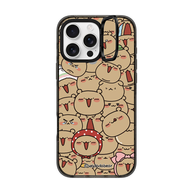 Wadada Bear x CASETiFY iPhone 16 Pro Max ケース Bear,Animal ブラック インパクトリングスタンドケース MagSafe対応 Wadadabear Wiggle Time Phone Case Back to School Wadada Bear x CASETiFY iPhone 16 Pro Max ケース Bear,Animal ブラック インパクトリングスタンドケース MagSafe対応 Wadadabear Wiggle Time Phone Case Back to School