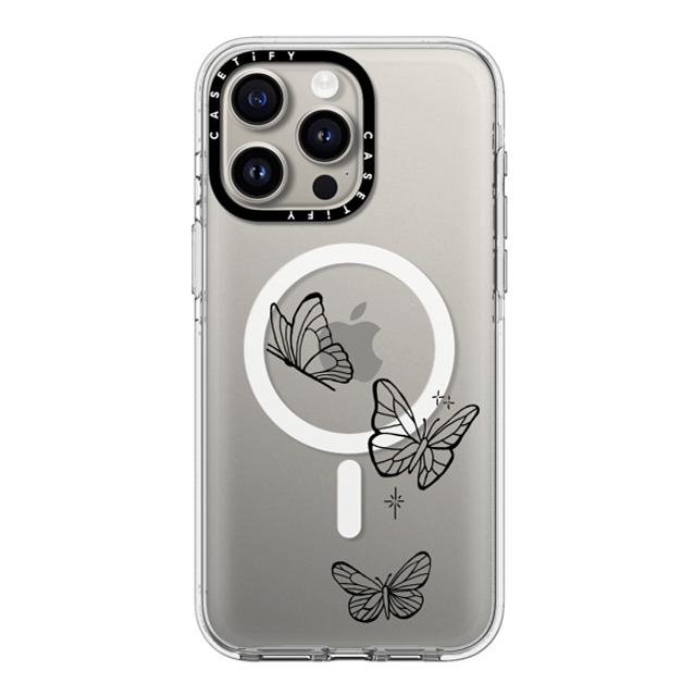 INKED by Dani x CASETiFY iPhone 15 Pro Max ケース クリア クリア ケース MagSafe対応 Flying by INKED by Dani