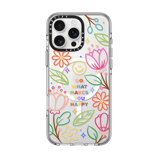 Wink and Wonder x CASETiFY iPhone 16 Pro Max Case Floral,star クリア クリア ケース MagSafe対応 Do What Makes You Happy by Wink & Wonder Back to School Wink and Wonder x CASETiFY iPhone 16 Pro Max Case Floral,star クリア クリア ケース MagSafe対応 Do What Makes You Happy by Wink & Wonder Back to School