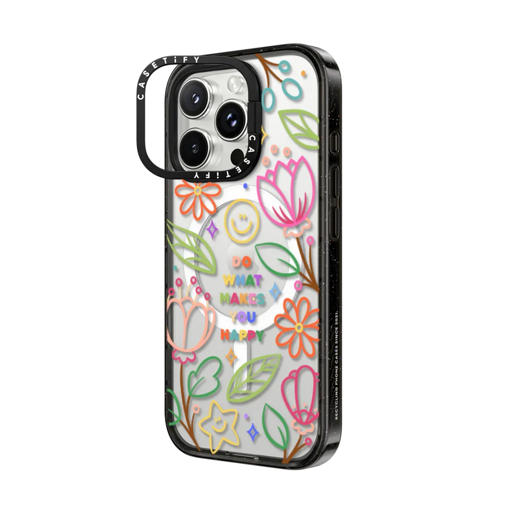 Impact Ring Stand iPhone 16 Pro Max Case MagSafe Compatible - Do What Makes You Happy by Wink & Wonder