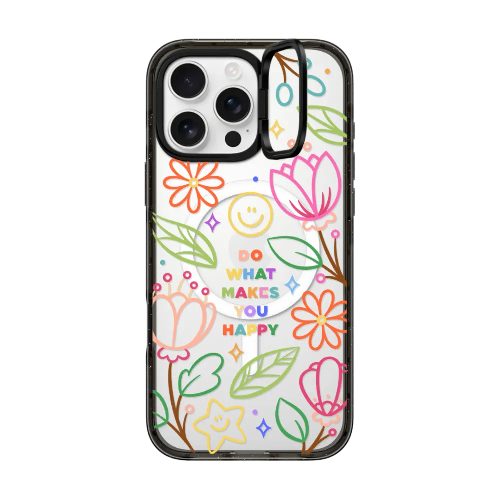 Impact Ring Stand iPhone 16 Pro Max Case MagSafe Compatible - Do What Makes You Happy by Wink & Wonder