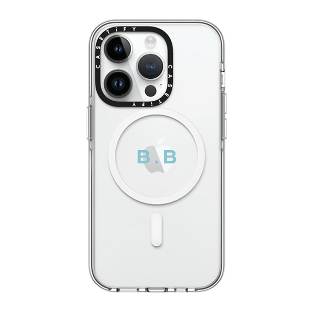 CASETiFY iPhone 14 Pro Case Clear Clear Case MagSafe Compatible Custom Case - B. b CASETiFY iPhone 14 Pro Case Clear Clear Case MagSafe Compatible Custom Case - B. b